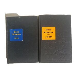 Lot Of 2 Vtg HC, The Saturday Evening Post Stories, 1946 & 1949 First Edition